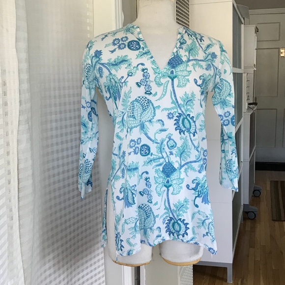 Roberta Roller Rabbit Tops - Roberta Roller Rabbit Kurta pre-loved Tunic! Med.